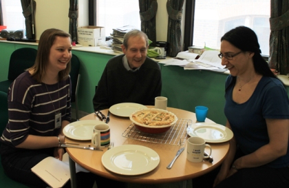 Our Archives Assistant Kim sits down with David and Christina to try the Florentine