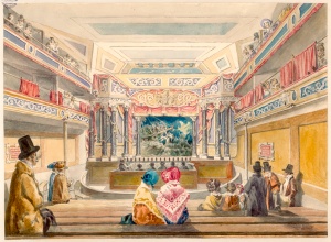 Interior view of the New Queen's Theatre, 1834