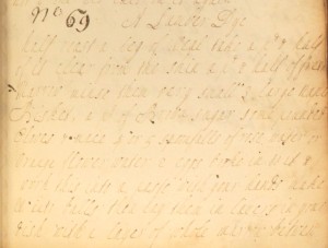 18th century recipe for a hearty "lumber pye", from The Cookbook of Unknown Ladies
