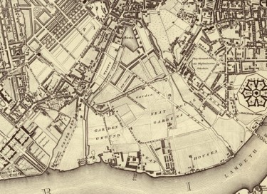 By 1827 the urban sprawl surrounded Neat House Gardens. It wouldn’t be long until these too would fall victim to the city’s expansion.