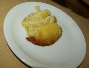 A hearty portion of potato pudding, served up by our Cooking Up History group